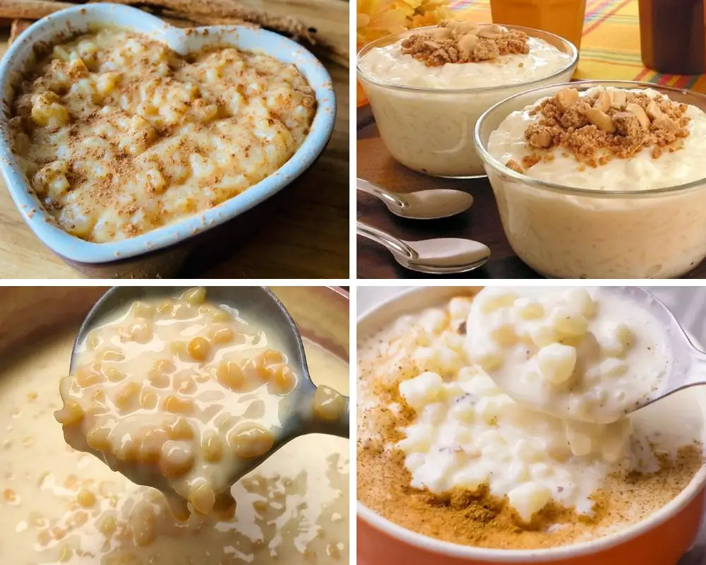 Receitas de Canjicas e Arroz Doce